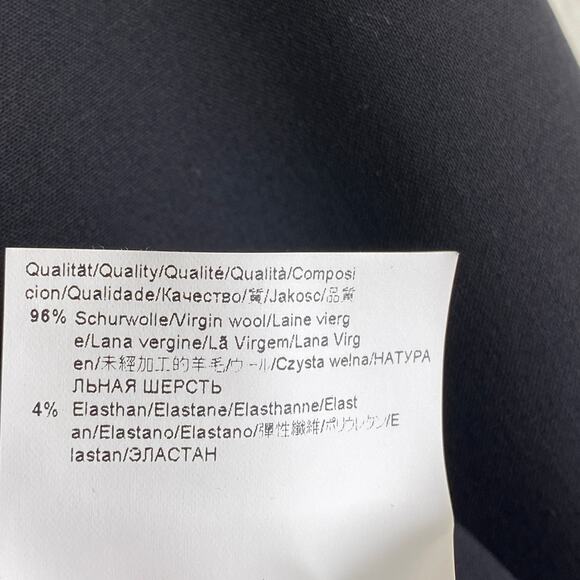 Hugo Boss Juicy Wool Blazer Size 2 Black - Picture 11 of 15